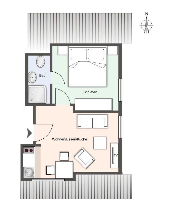 Schmucke Huus, Appartement 2 Westerland Exterior foto